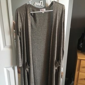 Ribbed Elegant LuLaRoe Sarah cardigan.